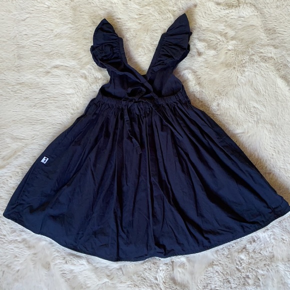 Lacey Lane | Navy Fairy Flutter Sleeve Dress | 4 - Picture 7 of 14